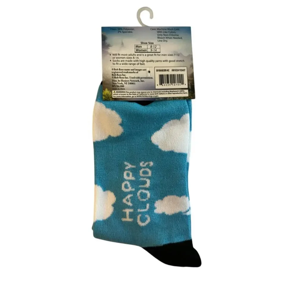 NEW Bob Ross Novelty Socks